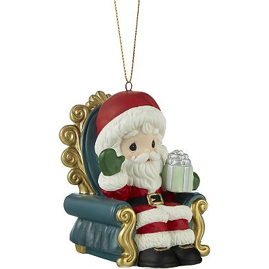 Precious Moments Santa’s Here Bringing Cheer Annual Santa Christmas Ornament