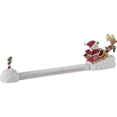 Precious Moments Here Comes Santa Claus Christmas Countdown Calendar