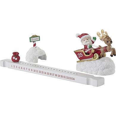 Precious Moments Here Comes Santa Claus Christmas Countdown Calendar