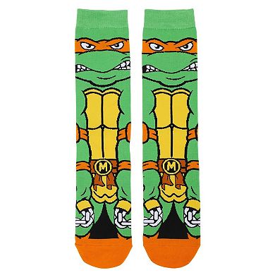 Men's Teenage Mutant Ninja Turtles Michelangelo Crew Socks