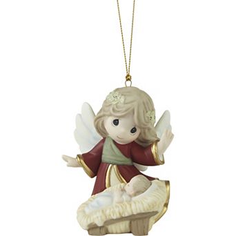 Precious Moments “Away In A Manger” Porcelain Christmas Ornament
