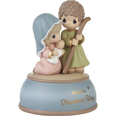 Precious Moments Behold The Newborn King Musical Table Decor