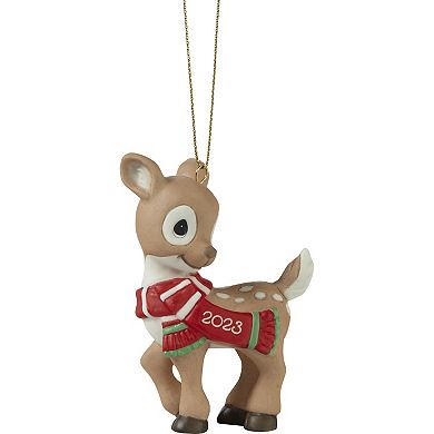 Precious Moments Oh Deer Christmas Is Here! 2023 Deer Christmas Ornament