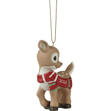 Precious Moments Oh Deer Christmas Is Here! 2023 Deer Christmas Ornament