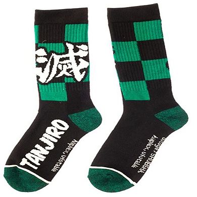 Men's Demon Slayer Tanjiro Crew Socks