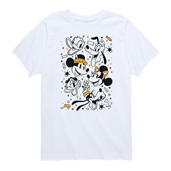 Disney's Mickey Mouse & Friends Boys 8-20 Halloween Collage Graphic Tee