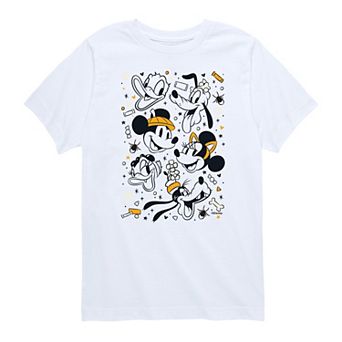 Disney's Mickey Mouse & Friends Boys 8-20 Halloween Collage Graphic Tee