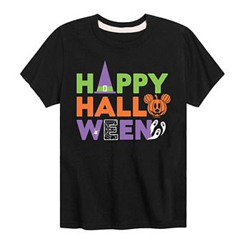 Disney's Mickey Mouse Boys 8-20 Happy Halloween Graphic Tee