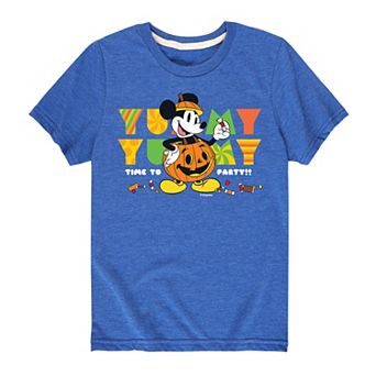 Disney's Mickey Mouse Boys 8-20 Time To Party Graphic Tee
