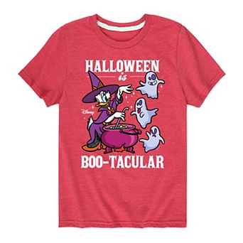 Disney's Daisy Duck Boys 8-20 Halloween Is Boo-Tacular Graphic Tee