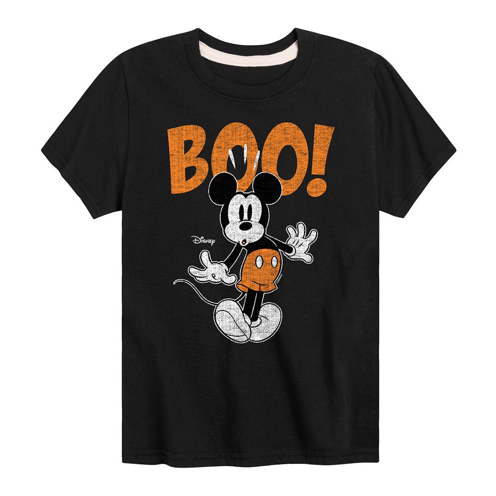 Disney's Mickey Mouse Boys 8-20 Scared Boo Graphic Tee