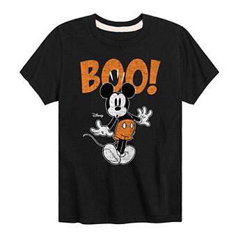 Disney's Mickey Mouse Boys 8-20 Scared Boo Graphic Tee