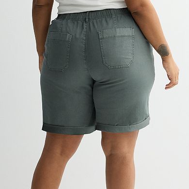 Plus Size Sonoma Goods For Life® Utility Bermuda Shorts