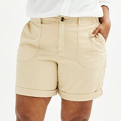 Kohls khaki store shorts womens