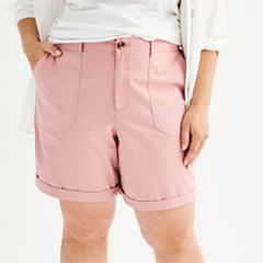 Plain Pink Shorts Women Plus Size Shorts, Waist Size: 40 inch at Rs  1999/piece in Bengaluru