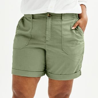 Plus Size Sonoma Goods For Life® Utility Bermuda Shorts