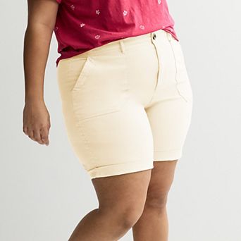 Plus Size Sonoma Goods For Life® Utility Bermuda Shorts