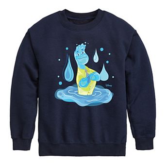 Disney's Elemental Boys 8-20 Wade Ripple Crew Fleece Sweatshirt