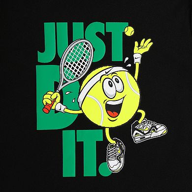 Toddler Boys Nike Dri-FIT "Just Do It." Baseball Sportball Graphic Tee and Shorts Set