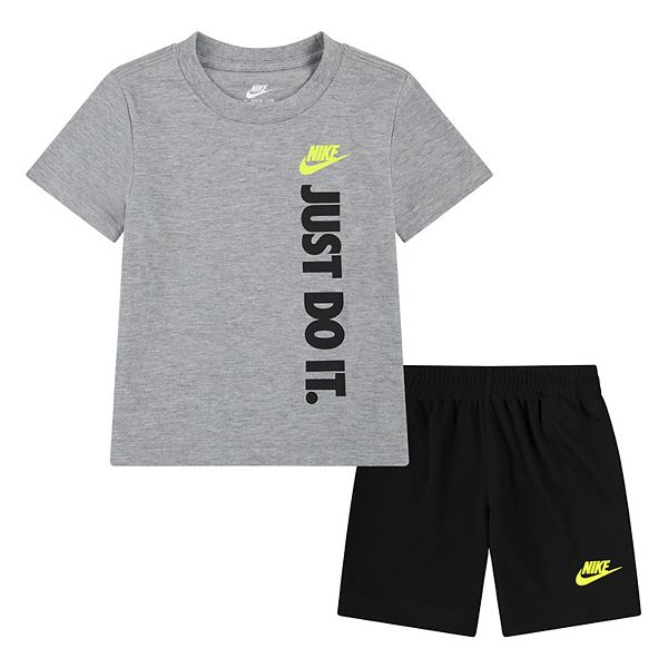 Toddler Boys Nike "Just Do It." Sportswear Graphic Tee and Shorts Set