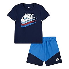 Baby Girl Nike Dri-FIT Hooded Peplum T-Shirt and Leggings 2-Piece Set