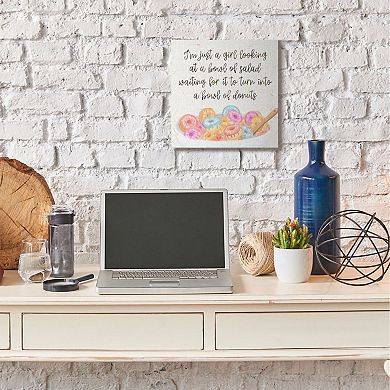 Stupell Home Decor Bowl of Donuts Canvas Wall Art