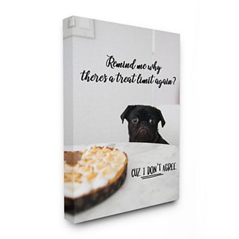 Stupell Home Decor House Pet Dog Treat Limit Phrase Wall Art