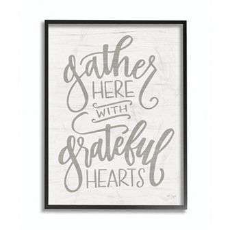 Stupell Home Decor Gather Here Framed Wall Art - Size 11x14