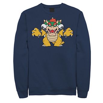 Big & Tall Nintendo Super Mario Bros Bowser King of Koopas Fleece Sweatshirt