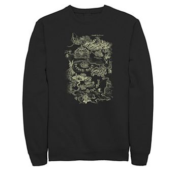 Big & Tall The Legend Of Zelda Hyrule Map Fleece Sweatshirt