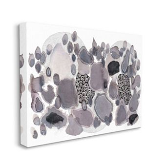 Stupell Home Decor Abstract Watercolor Drip Canvas Wall Art- Size Medium