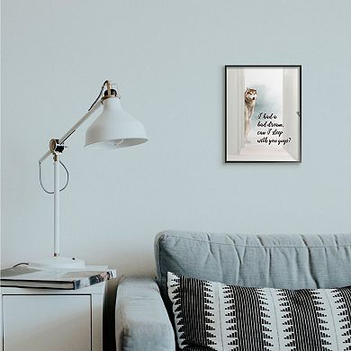 Stupell Home Decor Dog Nightmare Quote Wall Art