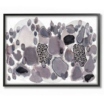 Stupell Home Decor Abstract Watercolor Drip Circular Design Wall Art