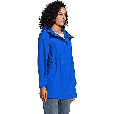 Petite Lands' End Squall Hooded Waterproof Raincoat