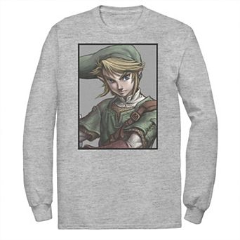 Big & Tall The Legend Of Zelda Link Portrait Long Sleeve