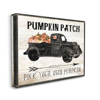 Stupell Home Decor Pumpkin Patch Canvas Wall Art - Size: 30X40
