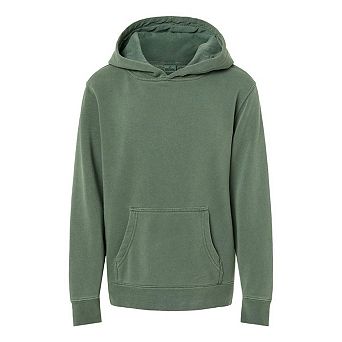 Independent Trading Co. Youth Midweight Pigment-dyed Hooded Sweatshirt