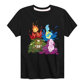 Disney's Elemental Boys 8-20 Group Graphic Tee