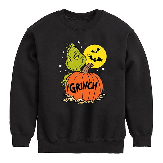 Boys 8-20 Dr. Seuss Grinch and Pumpkin Graphic Fleece