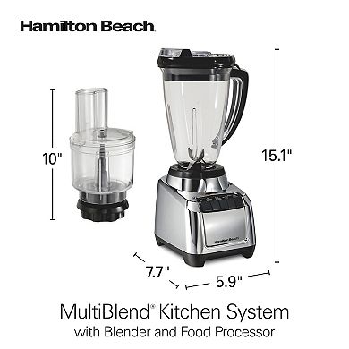 Hamilton Beach MultiBlend Kitchen System with Blender and Food Processor