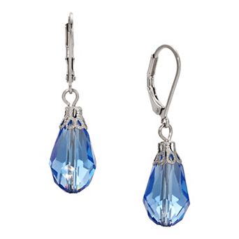1928 Faceted Bead Drop Earrings