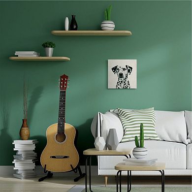 Stupell Home Decor Dalmatian Dog Portrait Canvas Wall Art