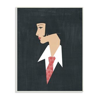 Stupell Home Decor Retro Pop Female Portrait Wall Art - Size: 10X15