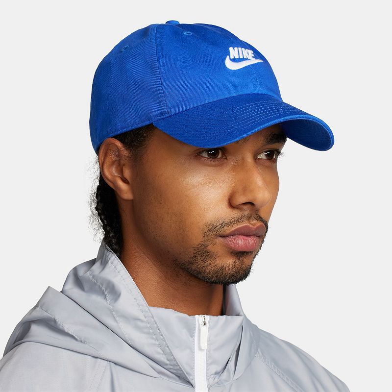 Men's Nike Club Unstructured Futura Wash Hat, Size: Medium/Large, Game Royal