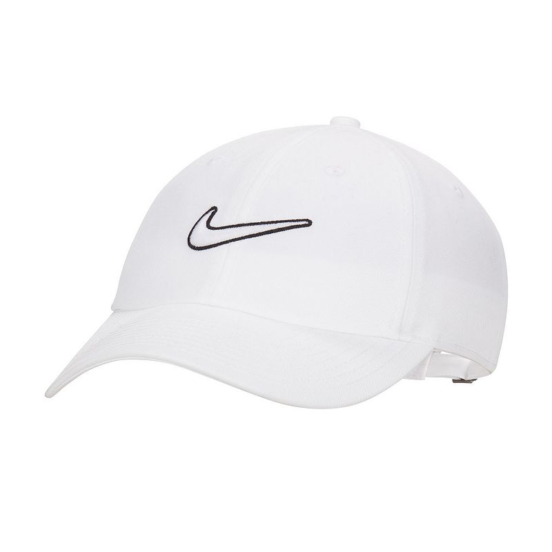 Men's Nike Club Unstructured Swoosh Hat, Size: Medium/Large, White