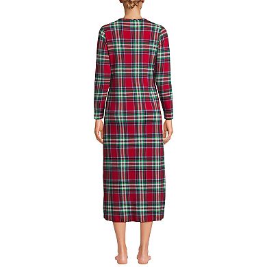 Petite Lands' End Short Sleeve Midcalf Nightgown