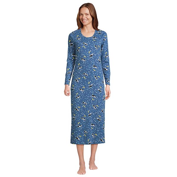 Petite Lands' End Short Sleeve Midcalf Nightgown