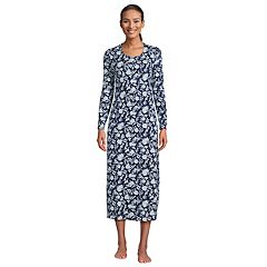 Women's Lands' End Long Sleeve Flannel Nightgown