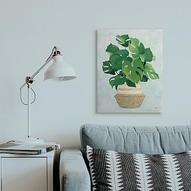 Stupell Home Decor Monstera Plant Canvas Wall Art