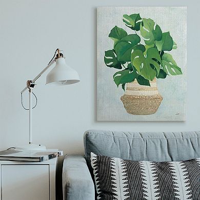 Stupell Home Decor Monstera Plant Canvas Wall Art